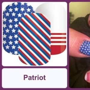 Jamberry Full Sheet Nail Wraps - Patriot (A465)